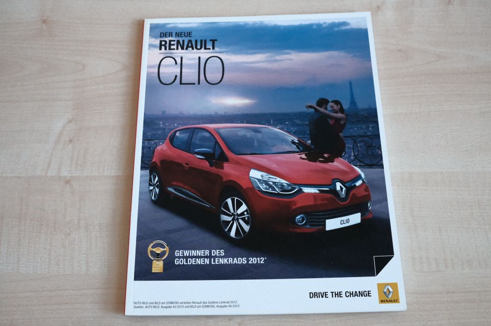 Renault Clio Prospekt 10/2012