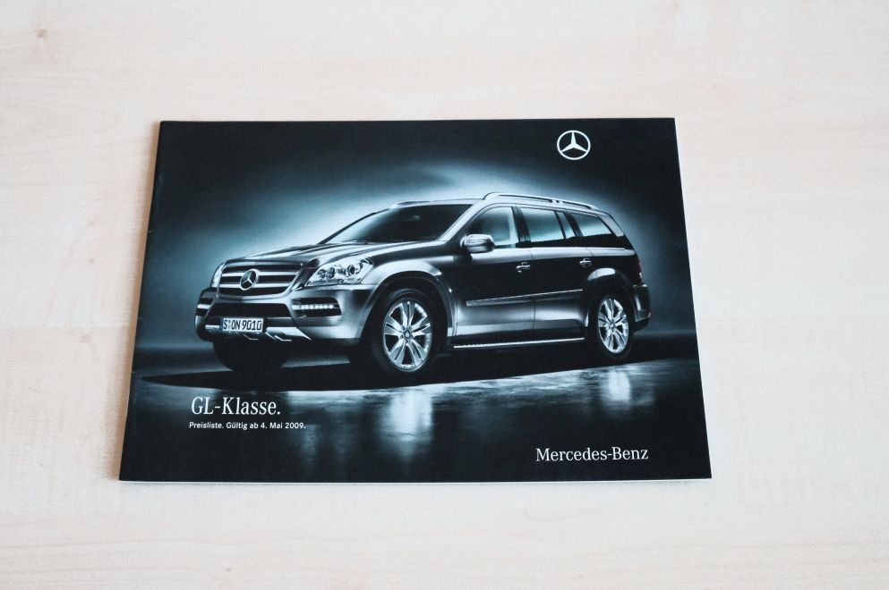 Mercedes GL-Klasse - Preisliste & Extras - Prospekt 05/2009