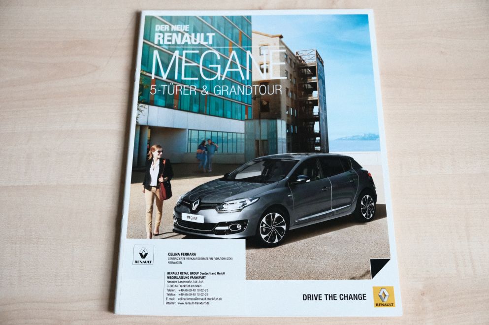 Renault Megane + Grandtour Prospekt 02/2014