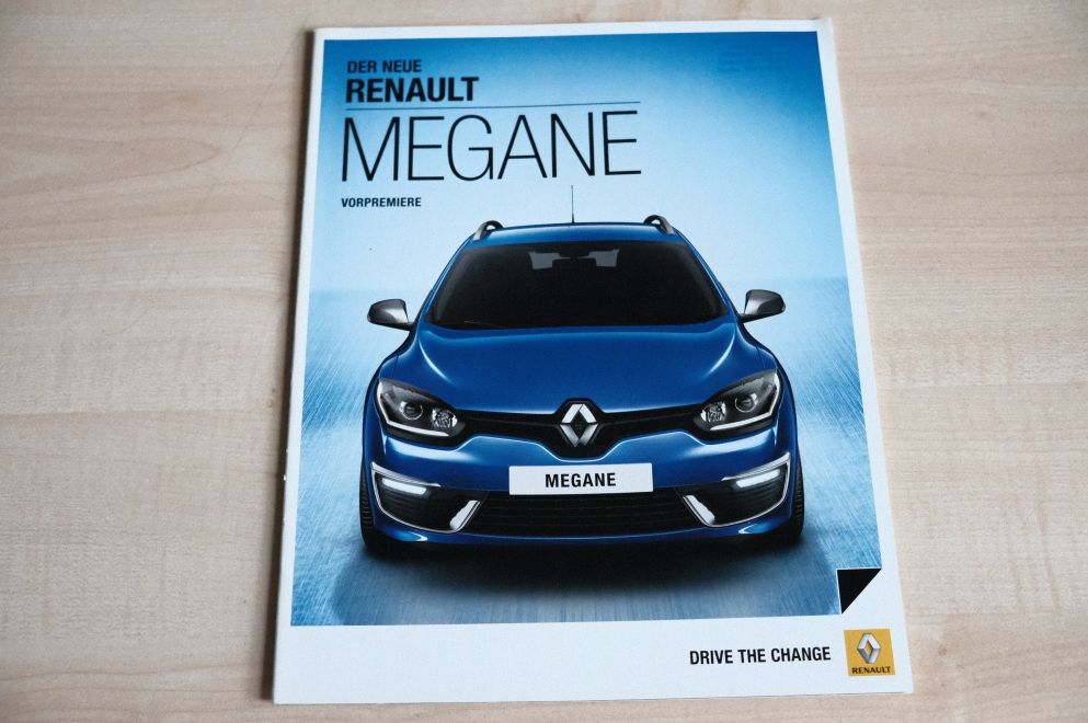 Renault Megane Prospekt 08/2013
