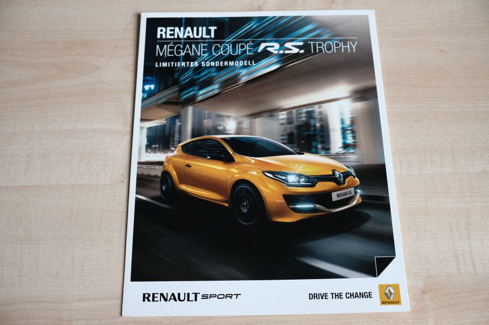 Renault Megane Coupe R.S. Trophy Prospekt 06/2014