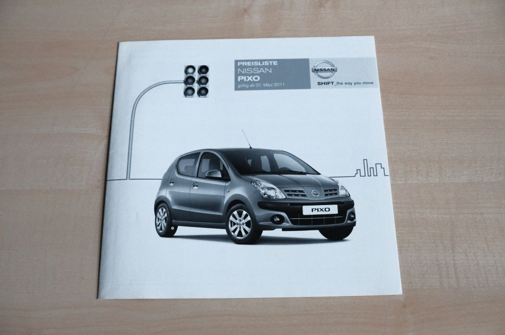 Nissan Pixo - Preisliste & Extras - Prospekt 03/2011