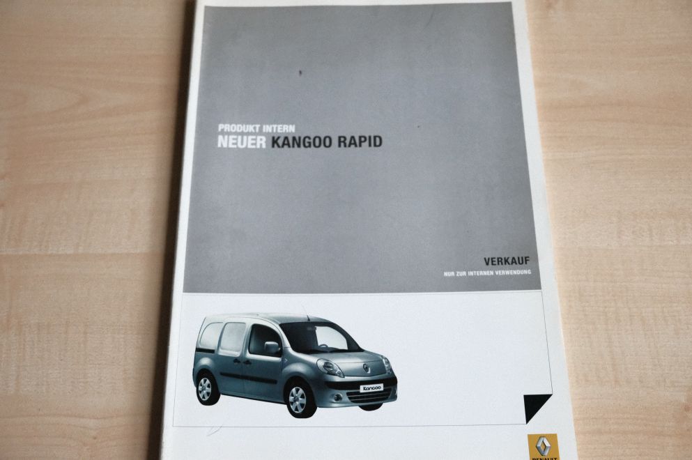 Renault Kangoo Rapid - Produkt intern - Prospekt 11/2007