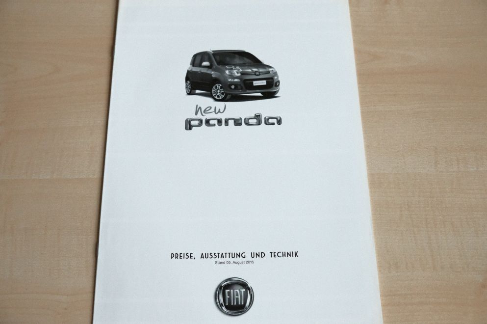 Fiat Panda - Preisliste & Extras - Prospekt 08/2015