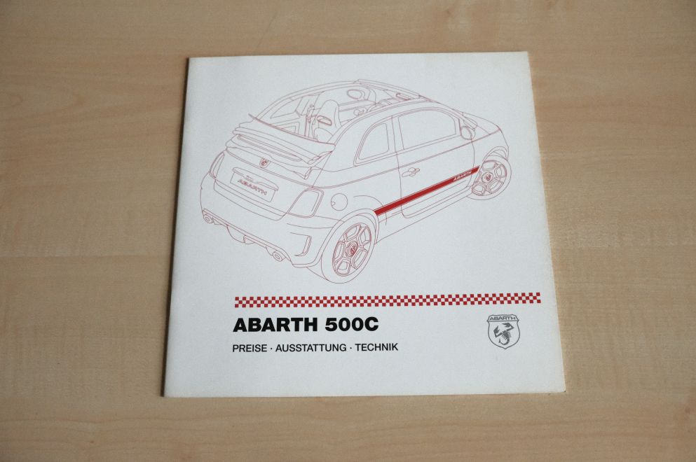 Fiat 500 C Abarth - Preisliste & Extras - Prospekt 06/2010