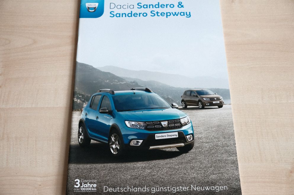 Dacia Sandero + Stepway Prospekt 12/2018