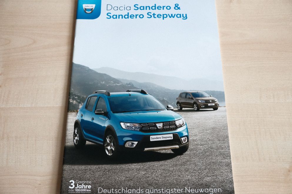 Dacia Sandero + Stepway Prospekt 05/2018