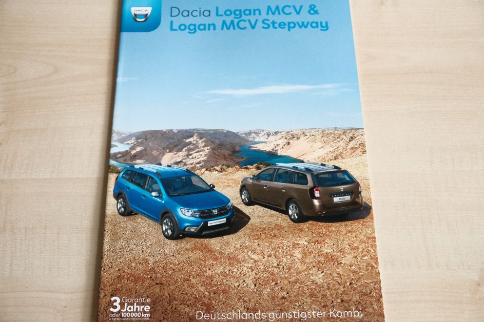 Dacia Logan MCV Stepway Celebration Prospekt 02/2018