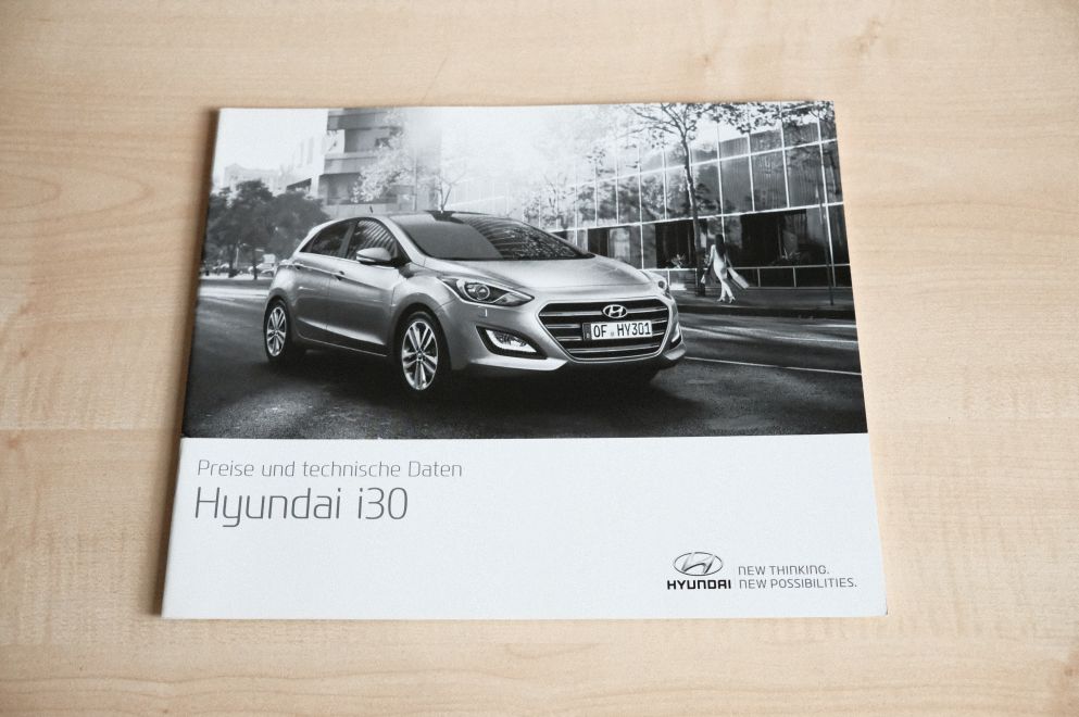 Hyundai i30 - Preisliste & Extras - Prospekt 09/2015