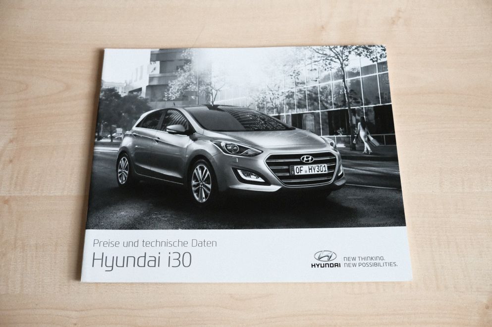 Hyundai i30 - Preisliste & Extras - Prospekt 01/2016