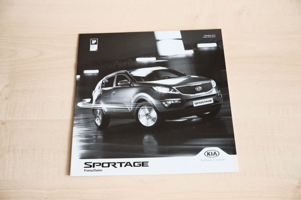 Kia Sportage - Preisliste & Extras - Prospekt 06/2014