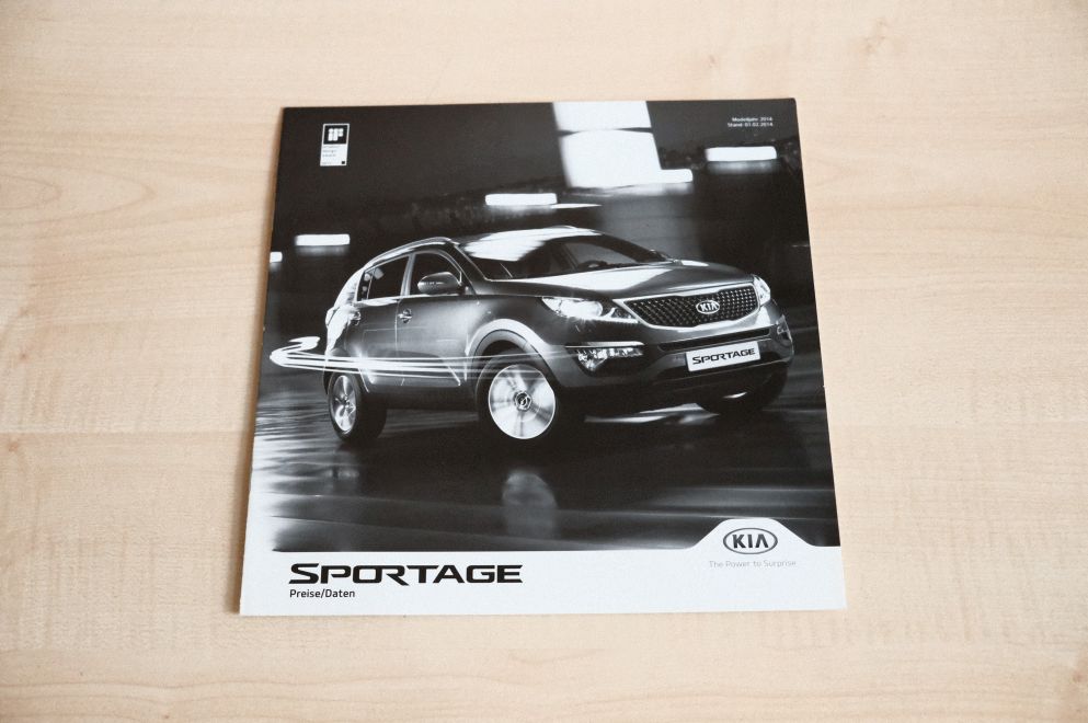 Kia Sportage - Preisliste & Extras - Prospekt 02/2014