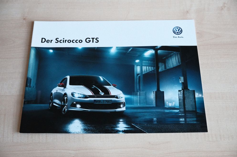 VW Scirocco GTS Prospekt 10/2012