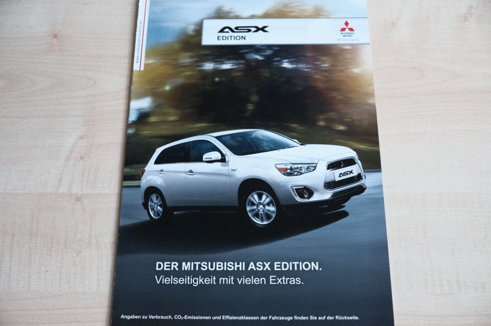 Mitsubishi ASX - Edition - Prospekt 11/2013