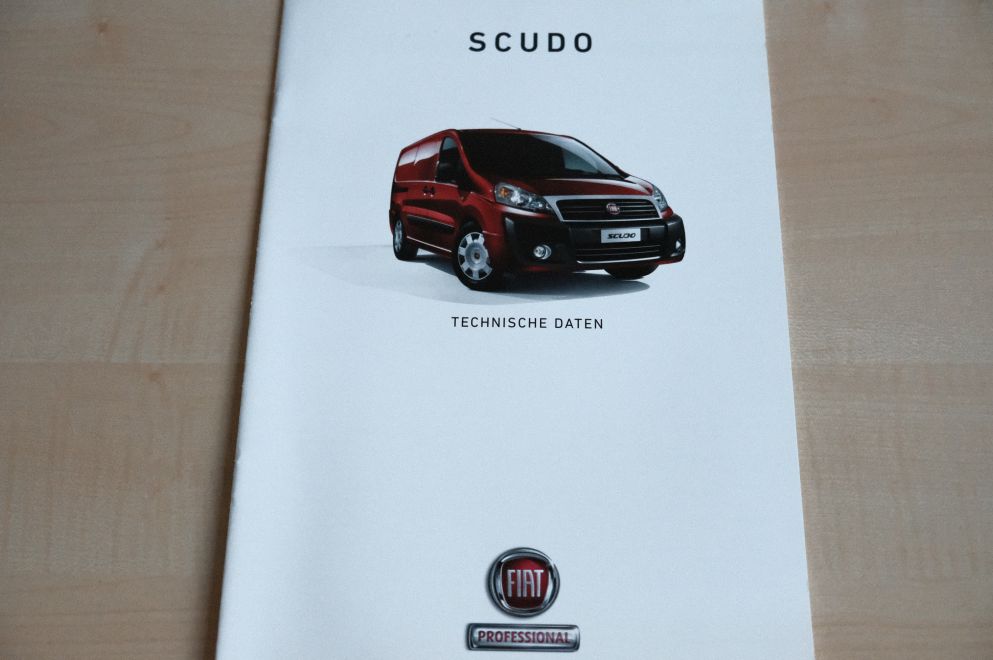 Fiat Scudo - technische Daten - Prospekt 09/2013