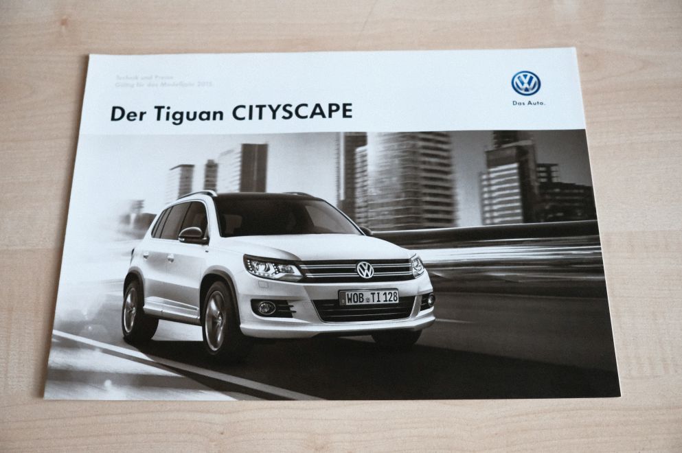 VW Tiguan - Cityscape - Preisliste & Extras - Prospekt 04/2014