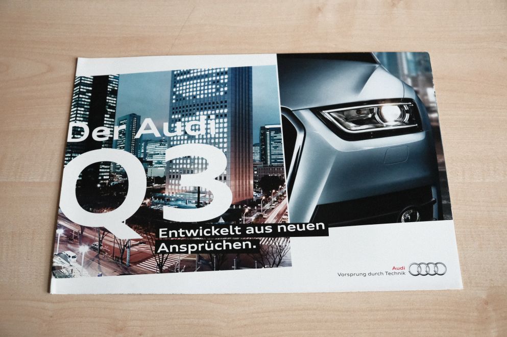 Audi Q3 Prospekt 04/2011