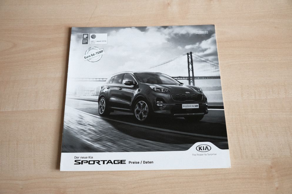 Kia Sportage - Preisliste & Extras - Prospekt 07/2018