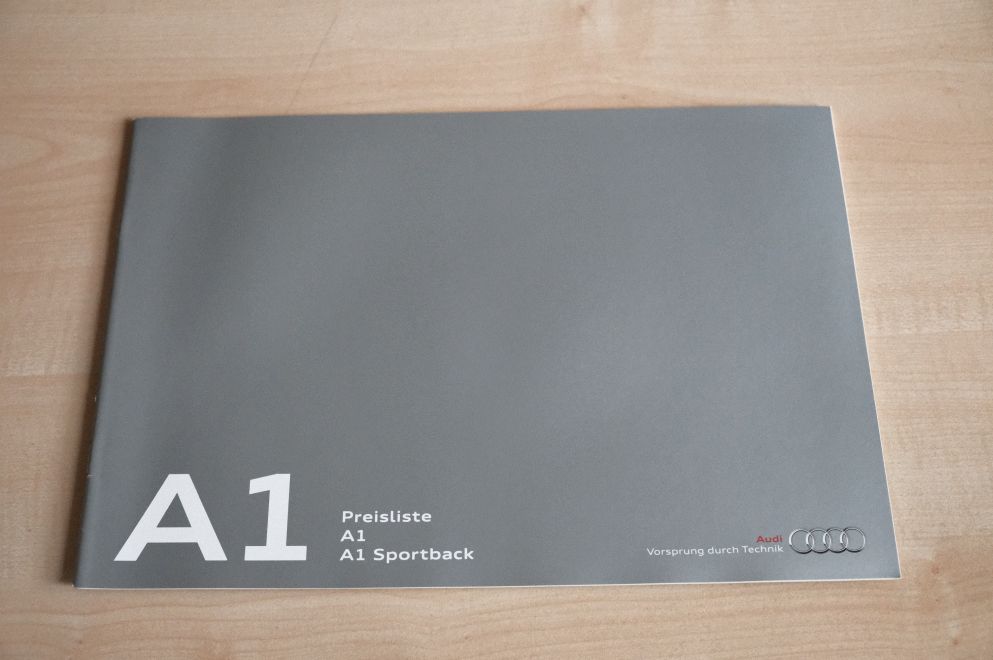 Audi A1 - Sportback - Preisliste & Extras - Prospekt 11/2011