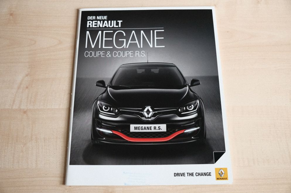 Renault Megane Coupe + R.S. Prospekt 10/2013