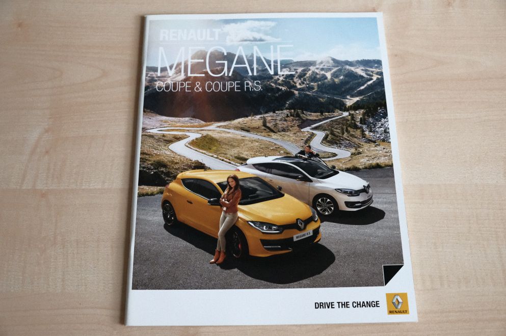 Renault Megane Coupe + R.S. Prospekt 09/2014