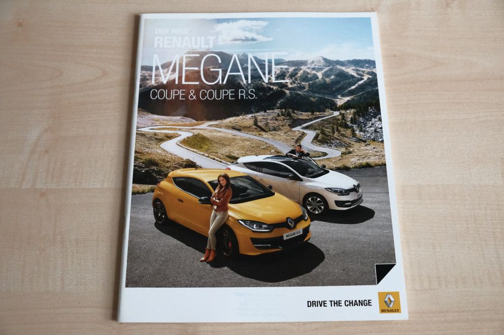 Renault Megane Coupe + R.S. Prospekt 02/2014