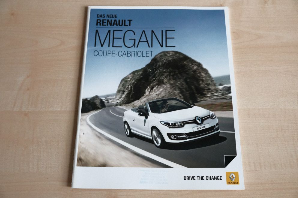 Renault Megane CC Prospekt 01/2014