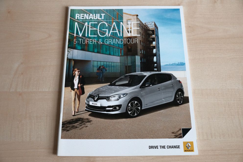 Renault Megane + Grandtour Prospekt 09/2014
