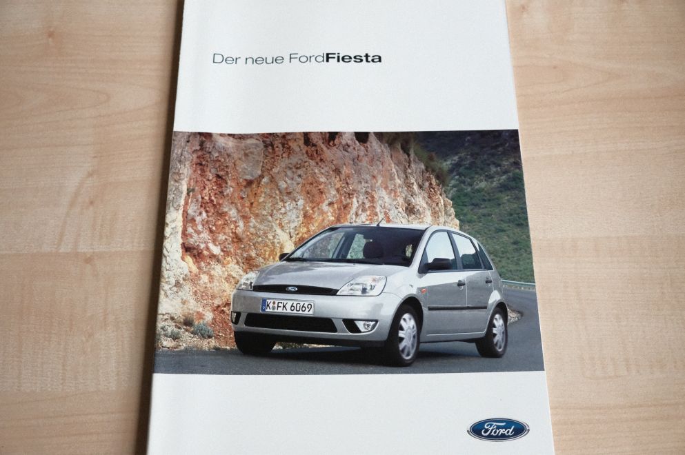 Ford Fiesta Prospekt 03/2002