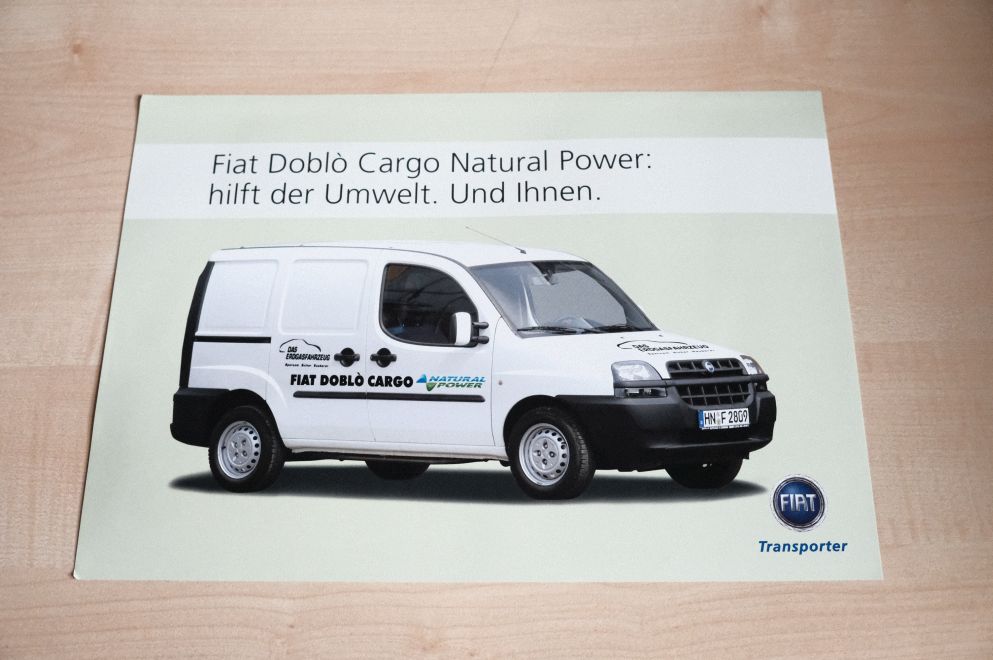 Fiat Doblo Cargo - Natural Power - Prospekt 09/2004