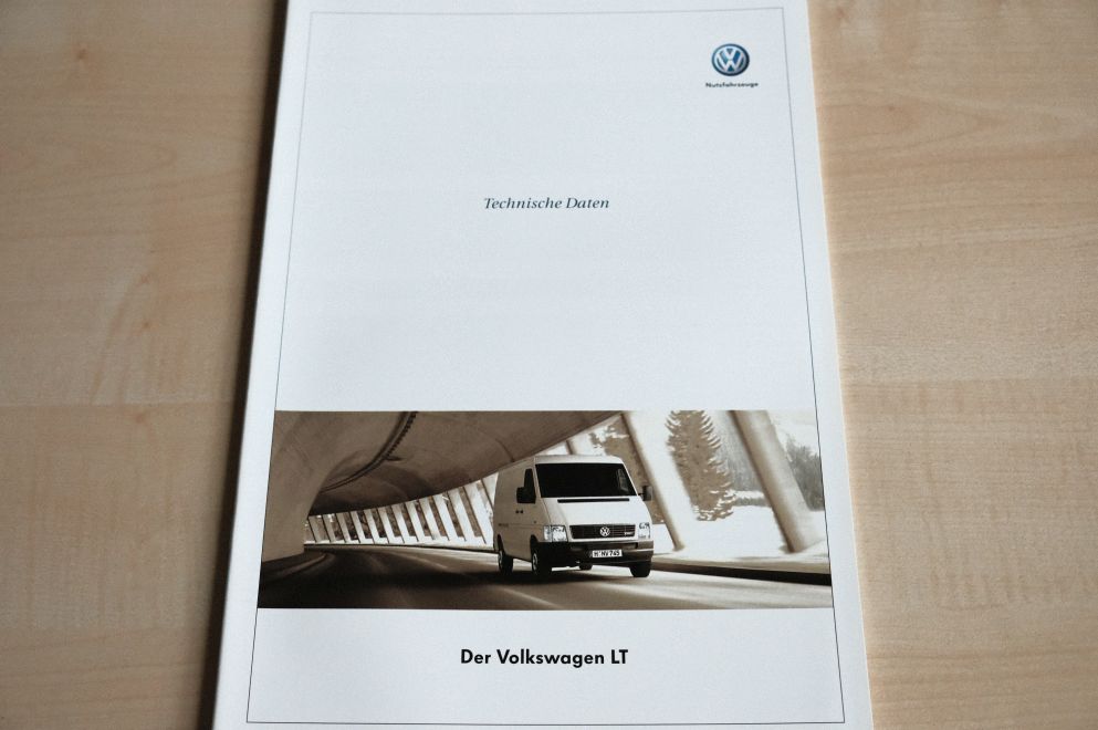 VW LT - technische Daten - Prospekt 04/2002
