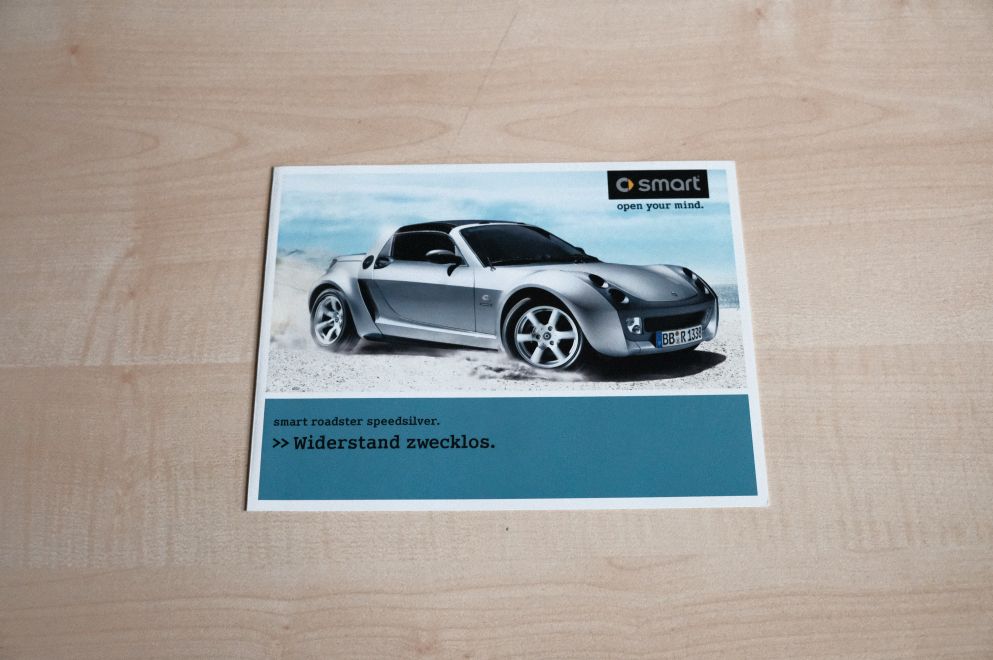 Smart Roadster - speedsilver - Prospekt 03/2004