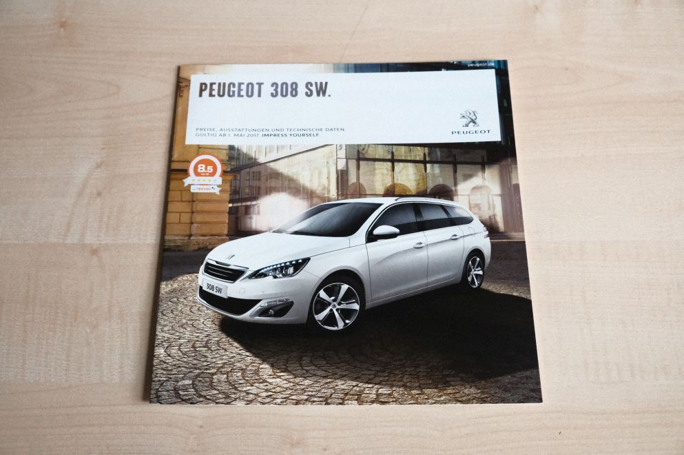 Peugeot 308 SW - Preisliste & Extras - Prospekt 05/2017