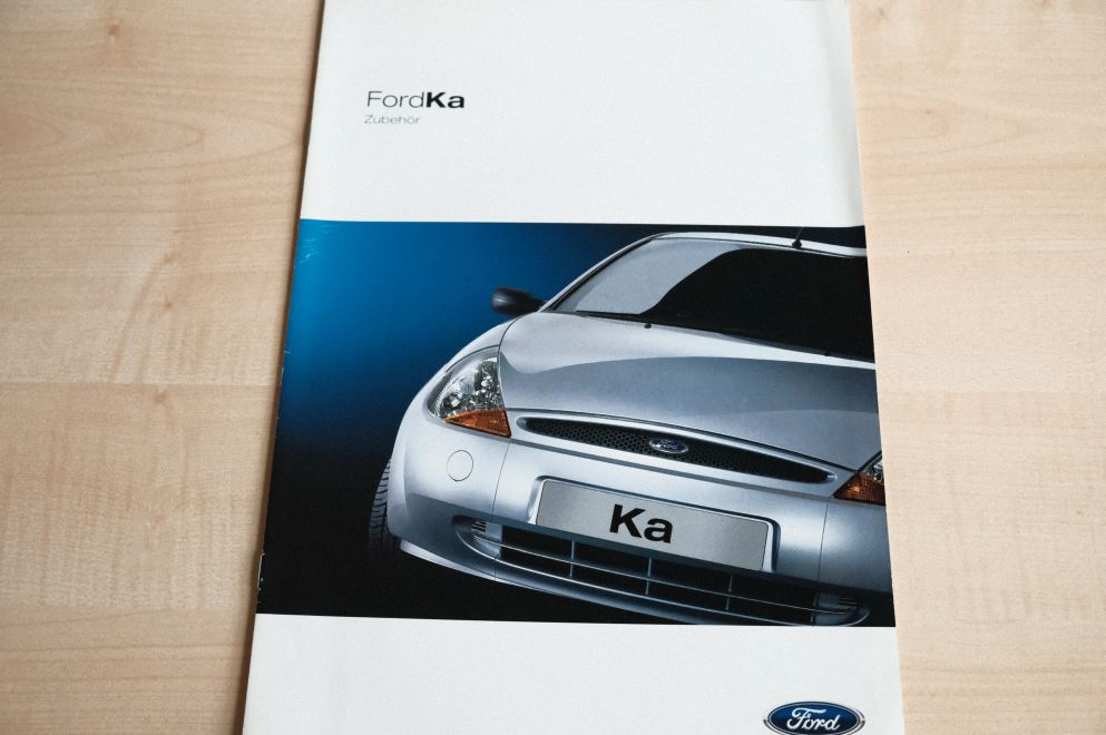 Ford Ka - Zubehör - Prospekt 03/2002