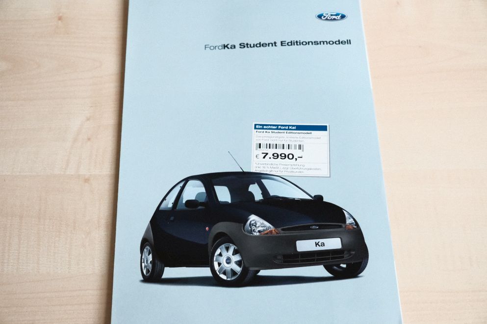 Ford Ka - Student - Prospekt 02/2005