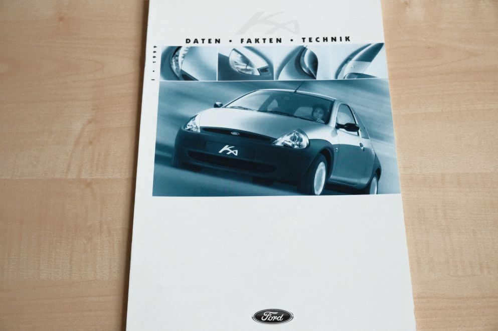 Ford Ka - Daten & Fakten & Technik - Prospekt 01/1999