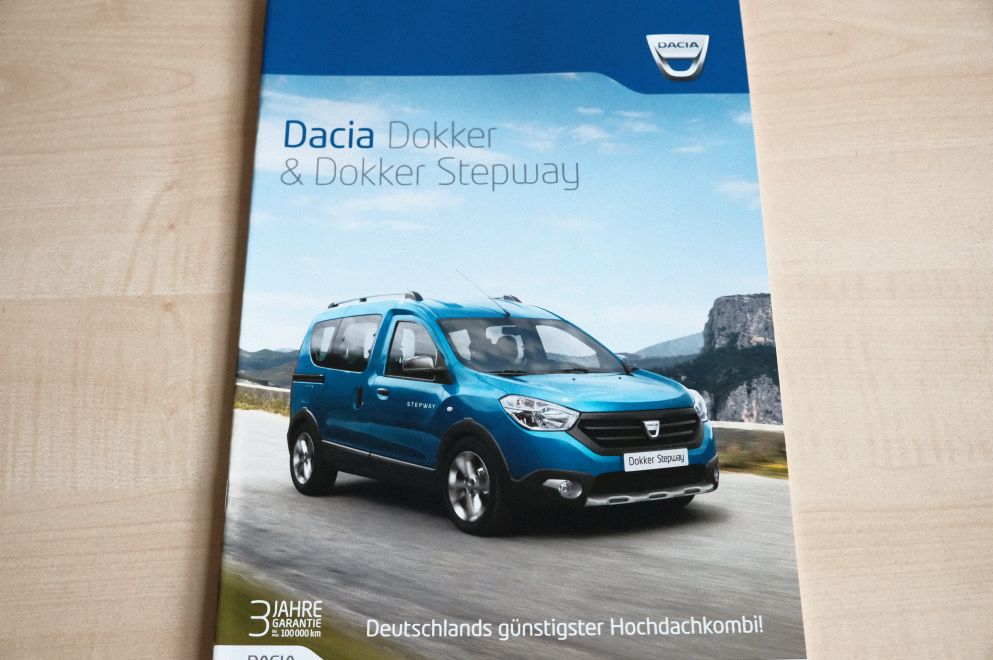 Dacia Dokker + Stepway Prospekt 02/2016