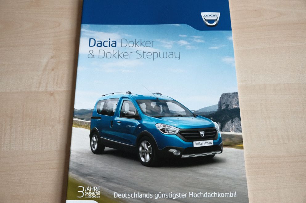 Dacia Dokker + Stepway Prospekt 12/2015