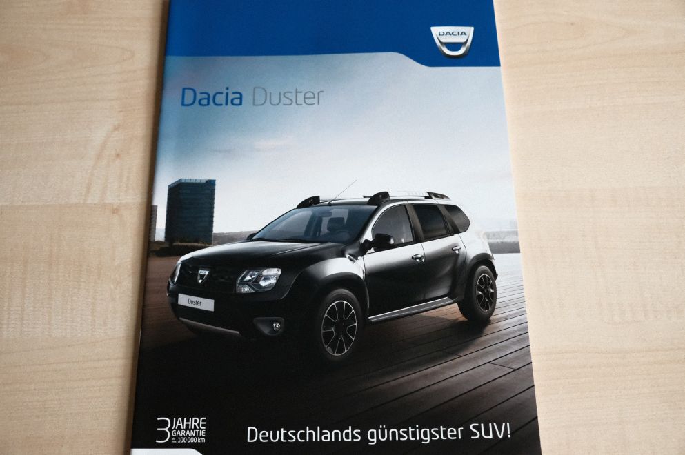 Dacia Duster Prospekt 11/2017