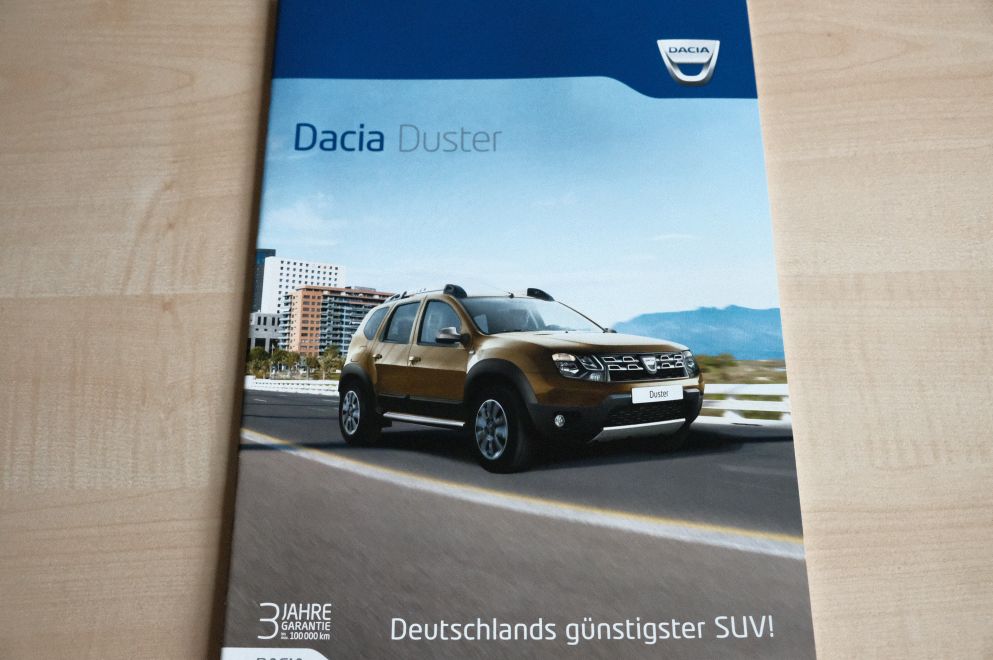 Dacia Duster Prospekt 09/2015