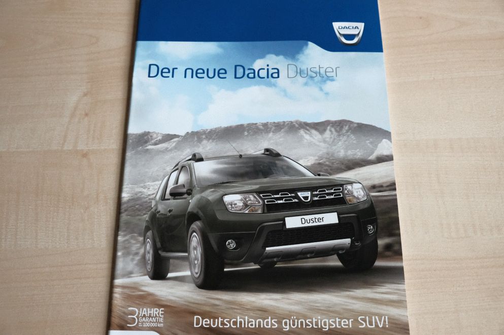 Dacia Duster Prospekt 04/2014