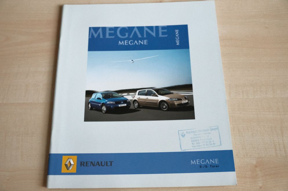 Renault Megane Prospekt 01/2006