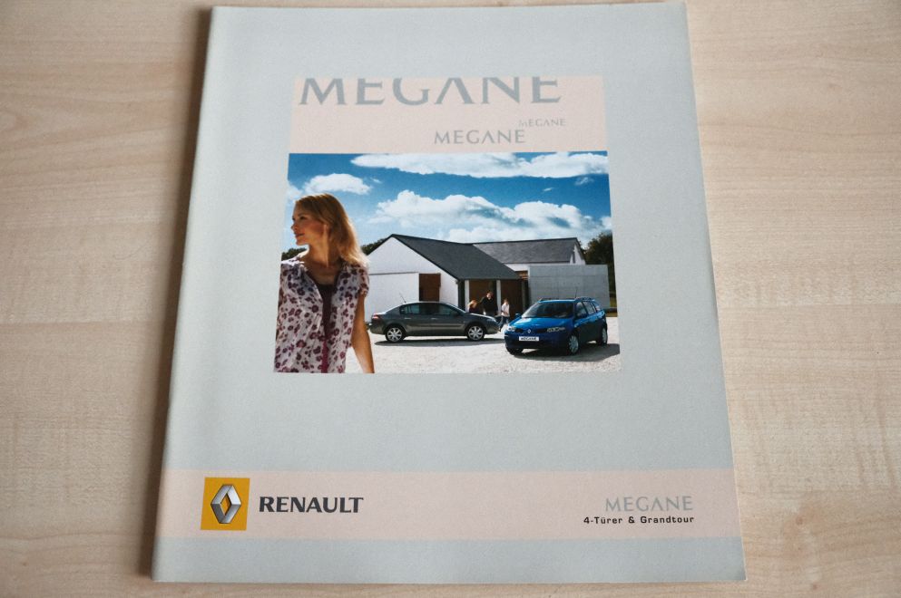Renault Megane Limousine + Grandtour Prospekt 08/2007