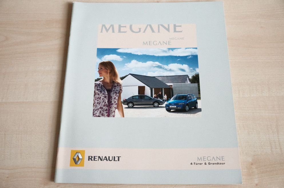 Renault Megane Limousine + Grandtour Prospekt 02/2008