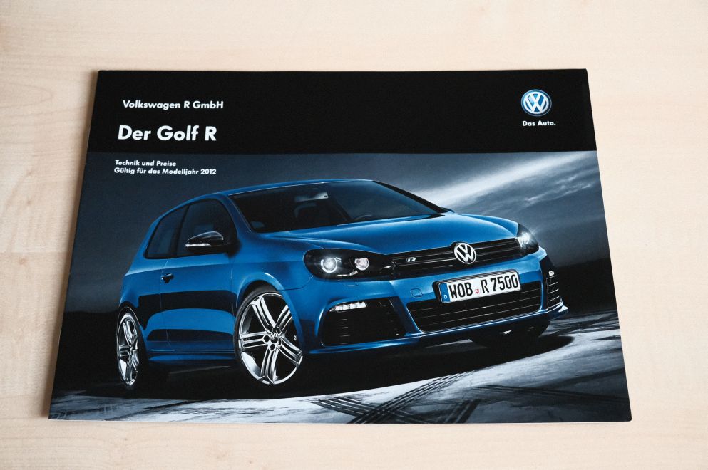 VW Golf VI R - Preisliste & Extras - Prospekt 04/2011