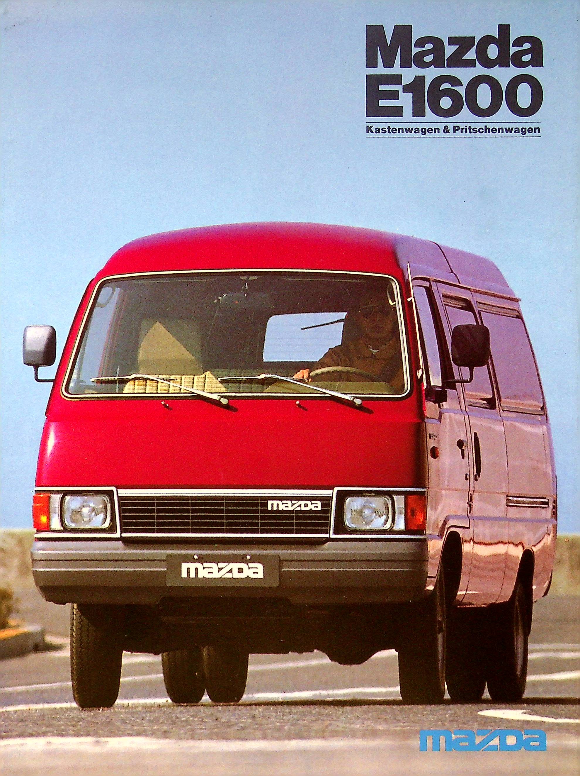 Mazda E 1600 - Österreich - Prospekt 05/1982