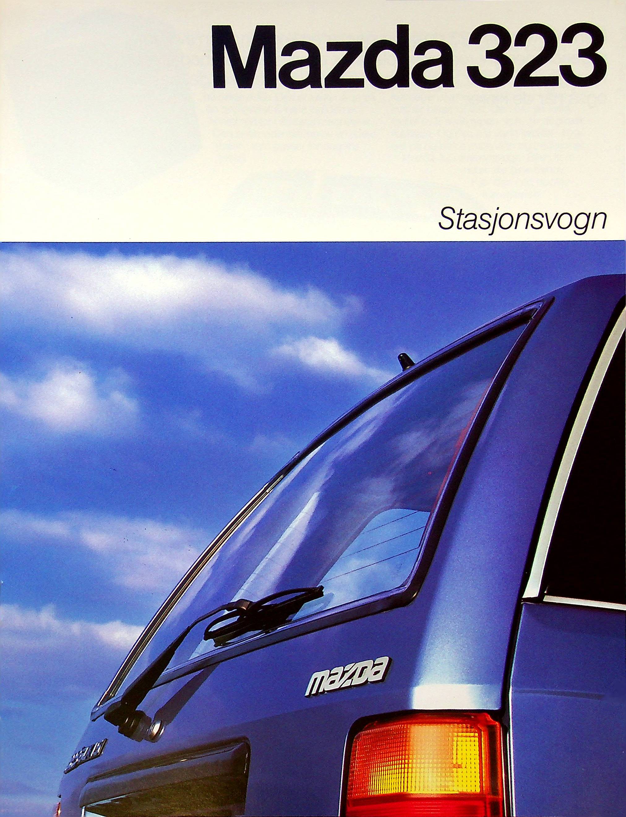 Mazda 323 Kombi - Dänemark - Prospekt 04/1986