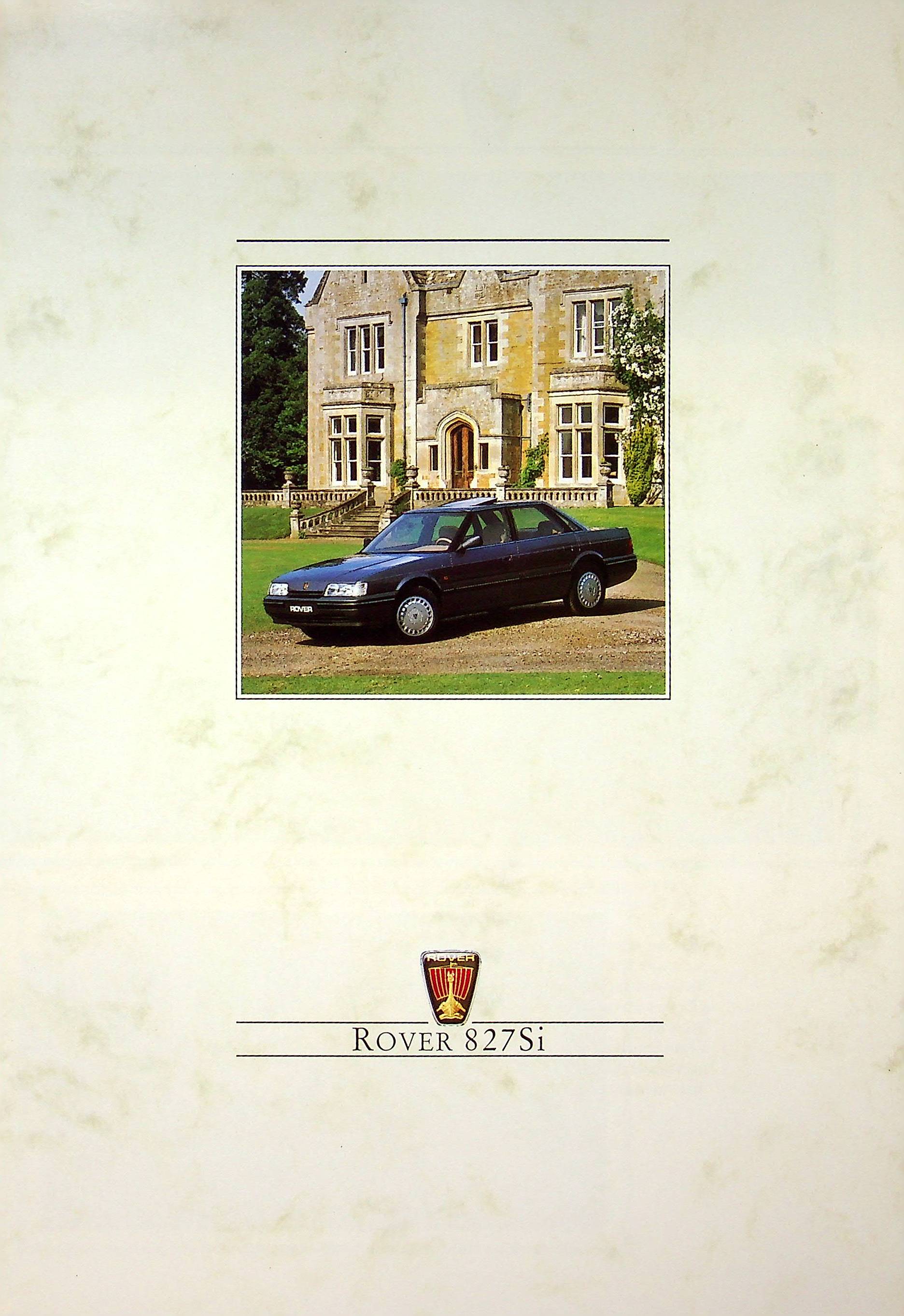 Rover 827 Si - Schweiz - Prospekt 198?