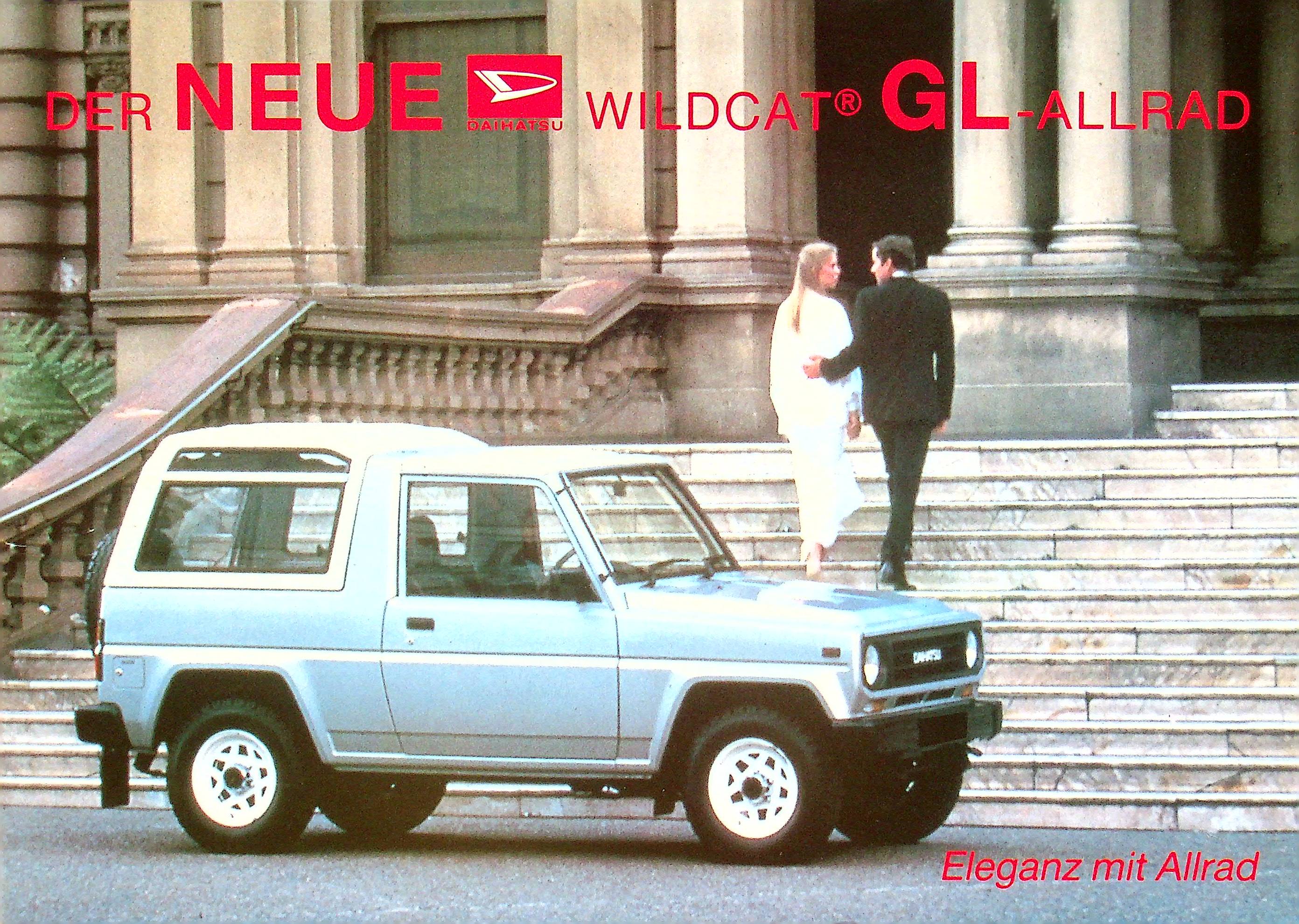 Daihatsu Wildcat Prospekt 06/1985