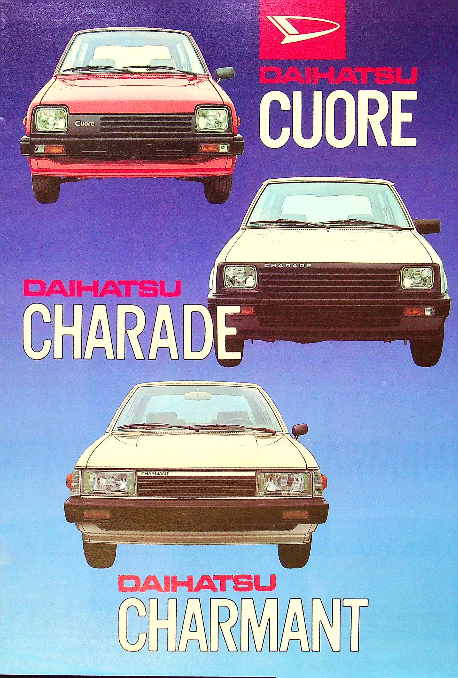 Daihatsu Charmant Charade Cuore Prospekt 198?